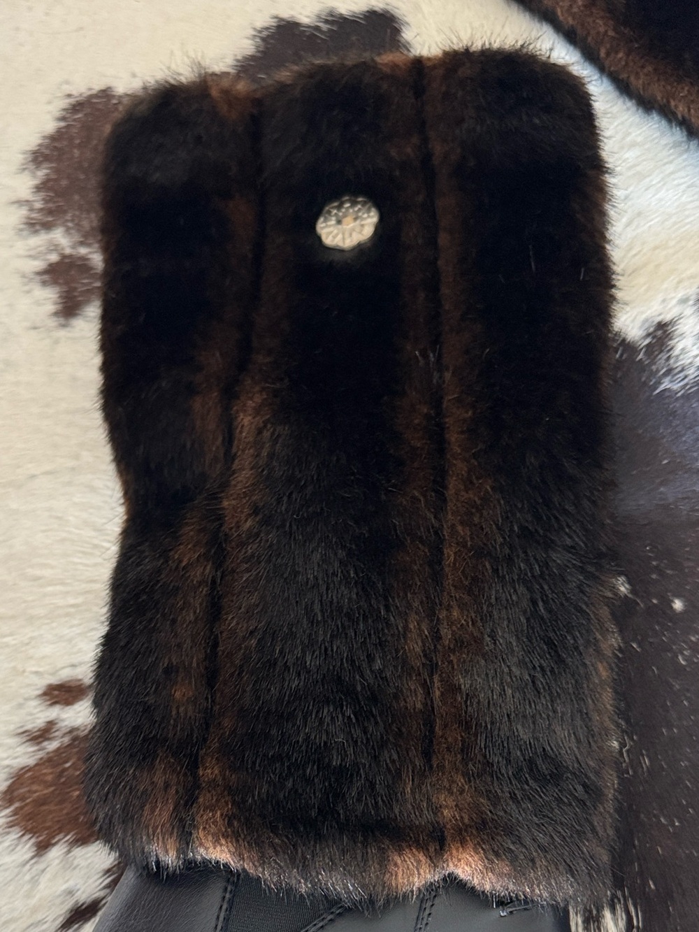 Fur Boot Wraps Mink Style - Picture 7 of 14